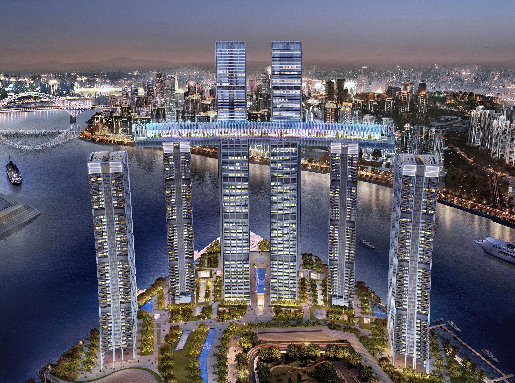 Ascott Raffles City Chongqing Eksteriør bilde